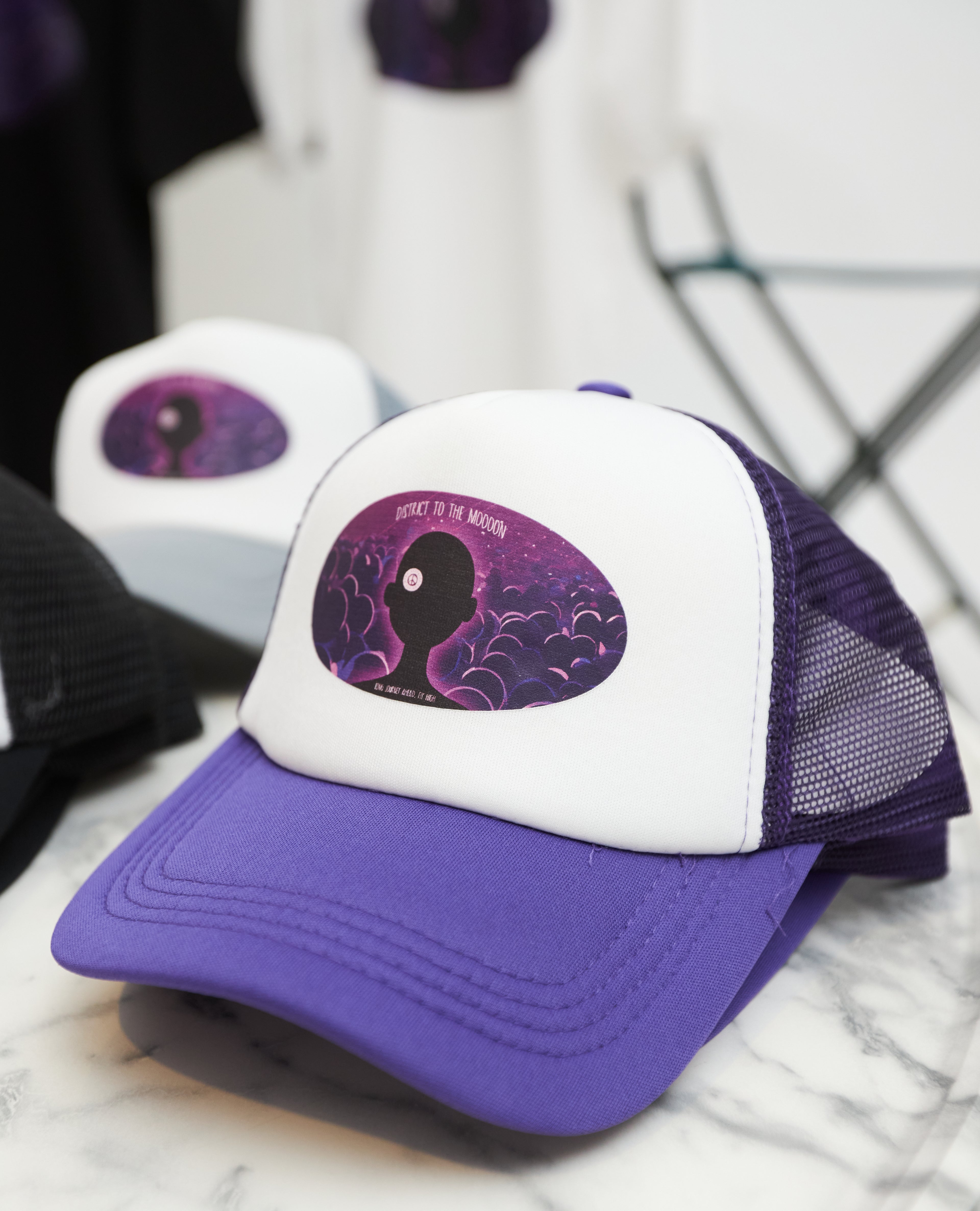 Moon  Trucker Cap